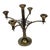 Vintage Art Deco Brass Candelabra For Sale