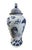 Vintage Large Chinoiserie Blue& White Porcelain Ginger Jar Dragon & Phoenix 36" H For Sale - Image 9 of 11