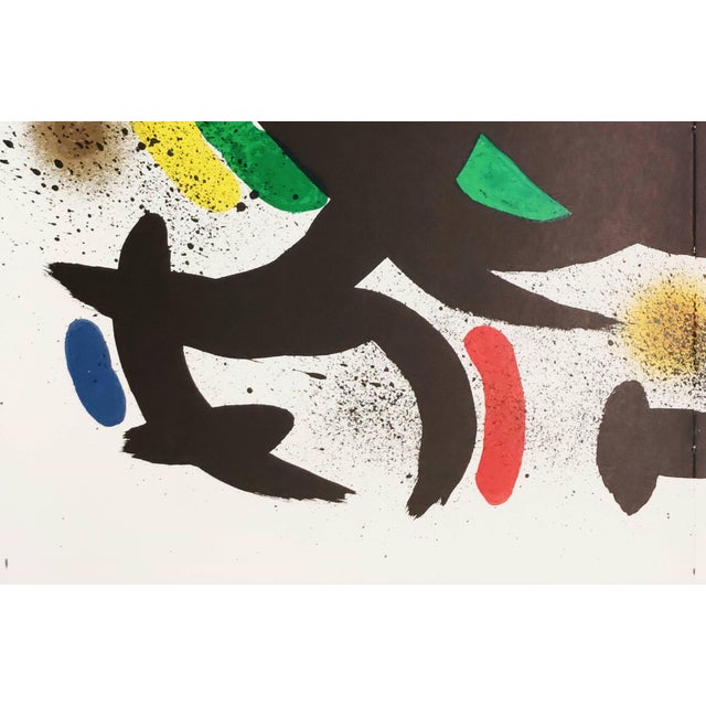 Joan Miró, Litografía original VIII, 1972, Lithograph, in Flawless conditions. Designed 1970 to 1979