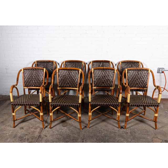 Rattan Dining Chairs Set Of 8 Chairish