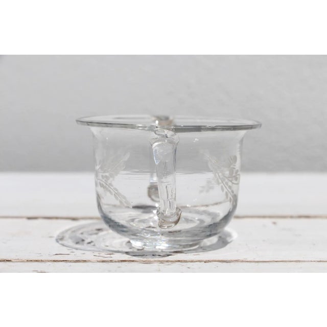18th Century Antique Hand-Blown Glass Small Cup For Sale - Image 4 of 13
