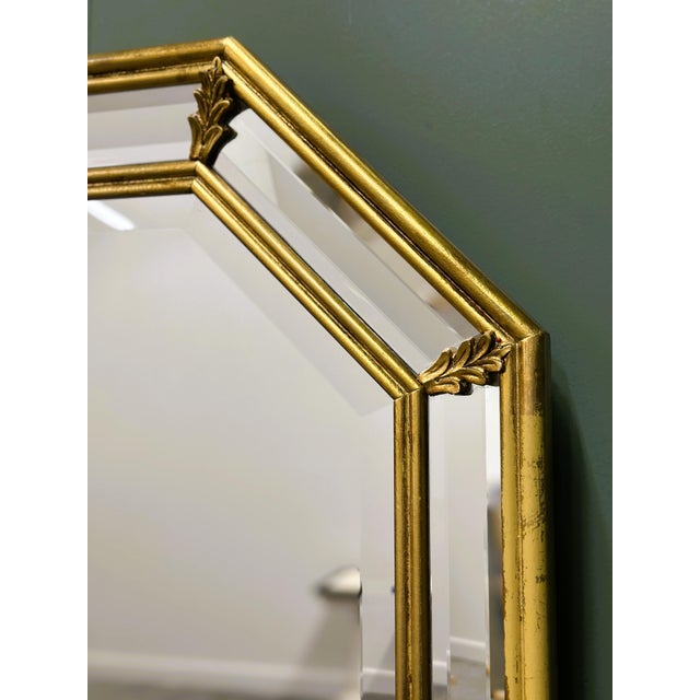 Vintage Neoclassical Octagonal Mirror by Deknudt, Belgium, 1980s For Sale - Image 6 of 9