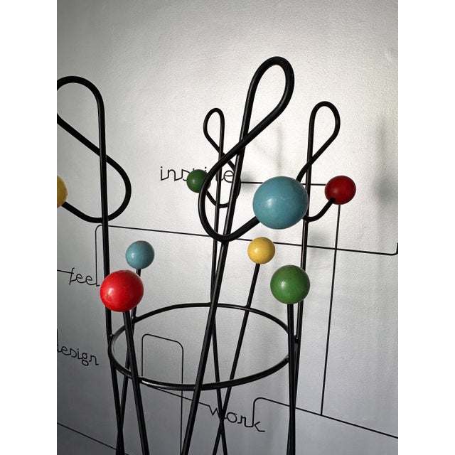 Clé de Sol Coat Rack by Roger Feraud, France, 1950s For Sale - Image 9 of 16