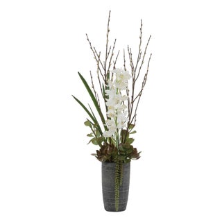 Eterna Orchid Centerpiece & Vase For Sale