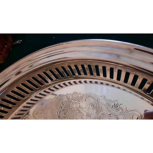 Fleuron Tray from Christofle For Sale - Image 6 of 8