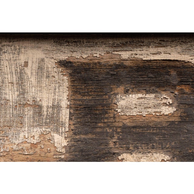 Vintage “East Building” Painted Wood Directional Sign For Sale - Image 11 of 11