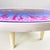 1970s Italian Space Age Coffee Table in Plastic and Metal with Tie Dye Effect, 1970s For Sale - Image 5 of 15