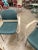 Modern Italian Blue Mid Century Designer Office Chairs by Giancarlo Peretti- A Pair For Sale - Image 3 of 5