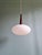 Scandinavian Pendant Light in Teak and White Opaline Glass by Louis Kalff for Philips, 1960s For Sale - Image 6 of 15