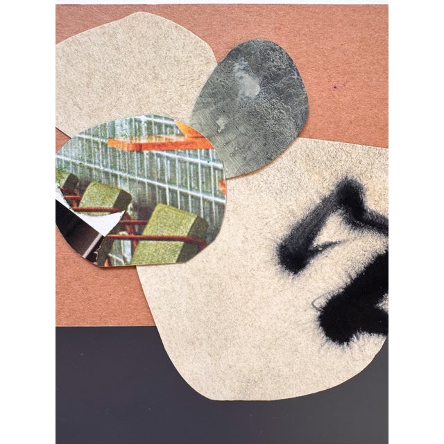 "New Directive 8" Original Mixed-Media Collage on Paper by Zac Woodiel For Sale In Little Rock - Image 6 of 8