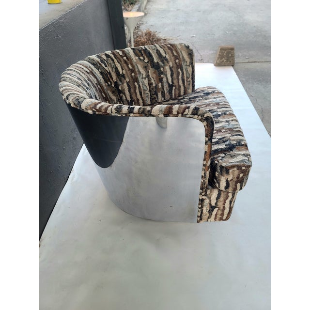 Milo Baughman Thayer Coggin Chrome Swivel Rocker For Sale - Image 15 of 15