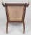 Regency Simulated Rosewood and Brass Side Chair For Sale - Image 9 of 10