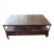 Attributed to Restoration Hardware Plank Wood & Black Iron Industrial Coffee Table on Castors W/ 2 Drawers For Sale
