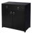 Lark 31 in. W Rectangular Wood Accent Storage Cabinet with 1 Drawer and 2 Doors, Washed Black For Sale