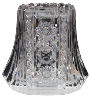 Vintage Vase in Cut Crystal Glass, 1960s