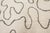 Contemporary ribbon design white handmade wool rug by Doris Leslie Blau Size: 13'2" × 20'4" (401 × 619 cm). Abstract...