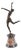 Art Deco Bronze Statue of Dancing Girl after Bruno Zach, 1890s For Sale