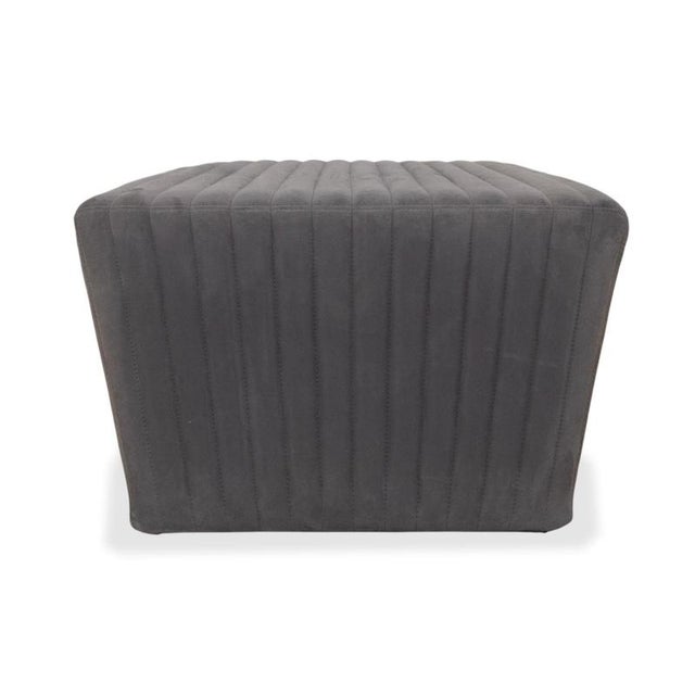 Textile Facet Ottoman in Gray Fabric from Ligne Roset For Sale - Image 7 of 9