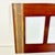 1980s Vintage Boho Chic Arts & Crafts Mahogany Dual Photo Wall Picture Frame. For Sale - Image 6 of 8