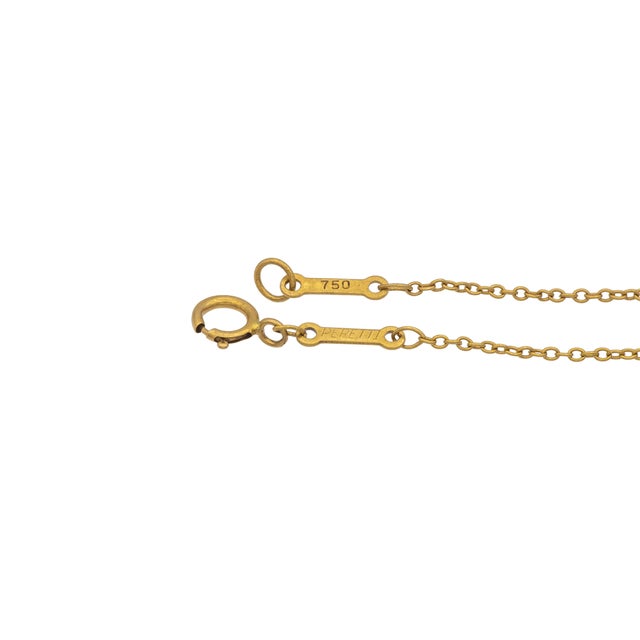 Vintage Tiffany & Co Elsa Peretti Diamond by the Yard 18k Necklace .90ct 1980's For Sale In New York - Image 6 of 9