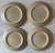 Vintage Mid Century Small Stoneware Plates by Pfaltzgraff - Set of 4 For Sale In Austin - Image 6 of 9