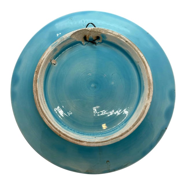 French Majolica Trompe l'Oeil Wall Plaque With Lemons, Perret-Gentil, Menton For Sale - Image 6 of 7