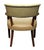 Wood Late 20th Century Studded Vinyl Tan Chair For Sale - Image 7 of 7