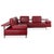 Dono 6100 Leather Corner Red Sofa with Manual Function by Rolf Benz For Sale - Image 14 of 18