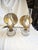 1900s Primitive Pair of Converted Kerosene Lamps With Tin Reflectors Now Electrofied For Sale - Image 4 of 8
