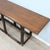 Rattan and Oak Convertible Console Dining Table from McGuire, 1970s For Sale - Image 9 of 16