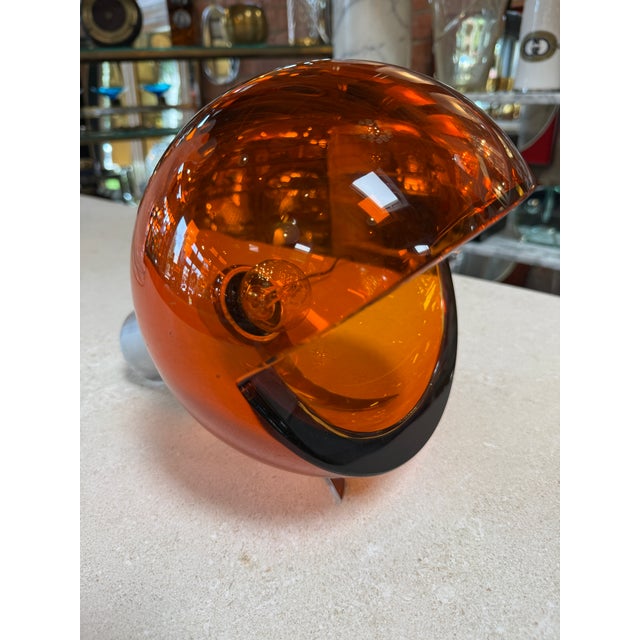 Space Age Table Lamp by Flavio Poli , Murano Glass. Italy 1970s. For Sale In Los Angeles - Image 6 of 12