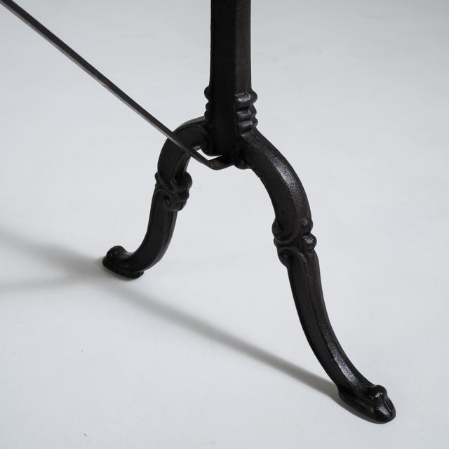Metal Cast Iron Bistro Table, Antique, France, 20th Century For Sale - Image 7 of 13