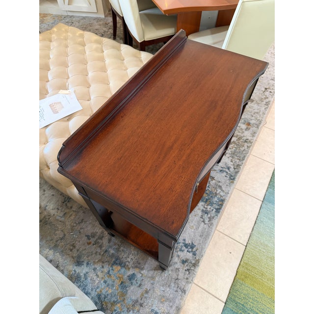 Wood Baker Furniture Milling Road Mahogany Federal Style Tiered Console / Washstand For Sale - Image 7 of 8