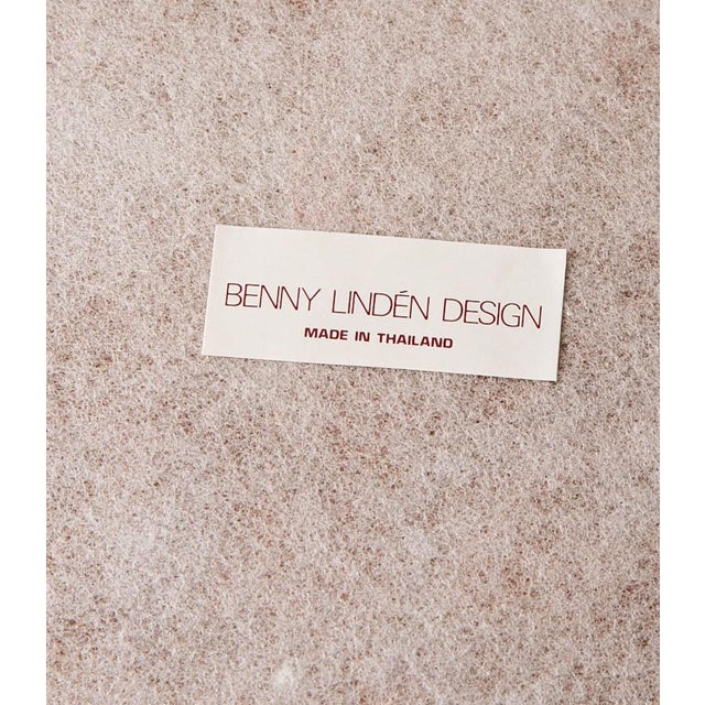 1960s 1960s Mid Century Modern Dining Chairs Set 6 Teak Benny Linden Captain 2 Armchairs MCM For Sale - Image 5 of 12