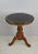 French Style Gueridon Marble Top Entryway Side Table Pedestal Carved Details Three Legs
