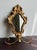 1950s Italian Florentine Rococo Vintage Gilded Wood Wall Mirror With Metal Towel Holder For Sale - Image 4 of 10