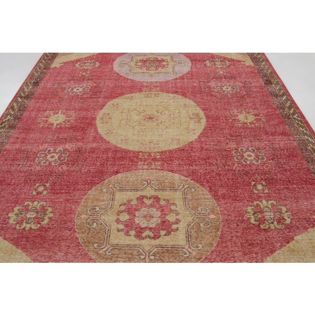 Late 20th Century Modern Classics Distressed Khotan Wool Rug by Rug & Kilim, India For Sale - Image 5 of 10