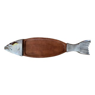 Fish Serving Tray, 1980s For Sale
