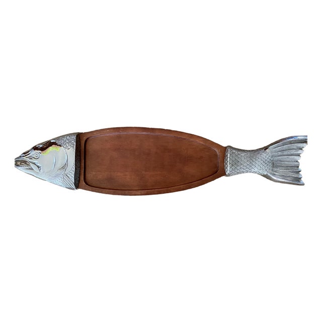 Fish Serving Tray, 1980s For Sale