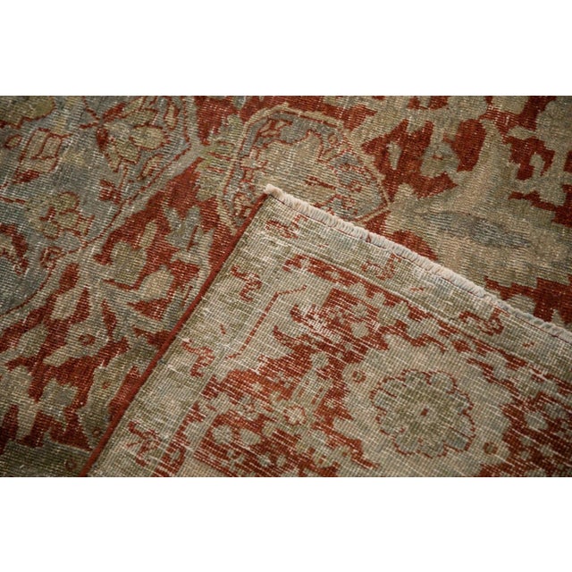 Textile Vintage Distressed Ahar Carpet - 7'9" x 10'2" For Sale - Image 7 of 13