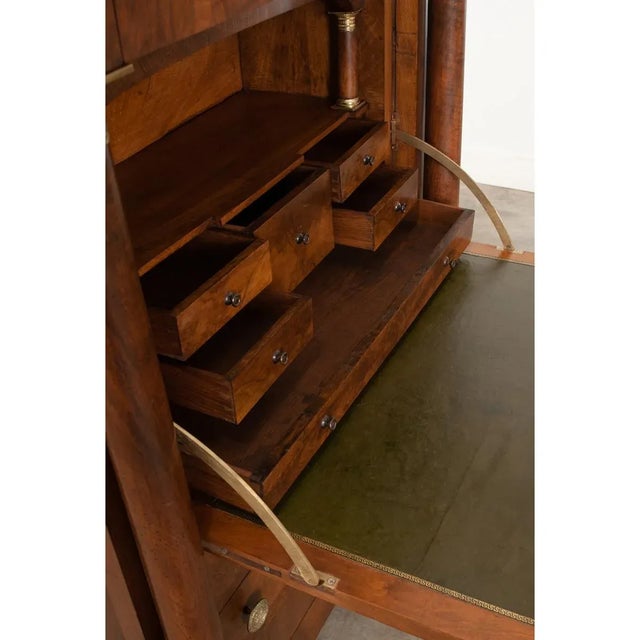 19th Century French Empire Secrétaire á Abattant For Sale - Image 10 of 12
