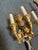 Neoclassical Mid 20th Century Neoclassical Brass Torch Wall Sconces, Pair - Made in Spain For Sale - Image 3 of 11