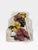Shabby Chic Rococo Mirrored Dresser Platter & Agate Glass Flower Arrangement For Sale - Image 4 of 7