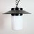 Industrial Grey Enamel Pendant Lamp with Milk Glass from Elektrosvit, 1960s For Sale - Image 6 of 18