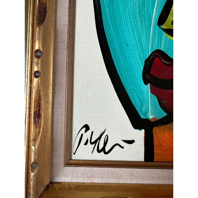 Abstract Expressionism Original Peter Keil Painting, Framed For Sale - Image 3 of 4