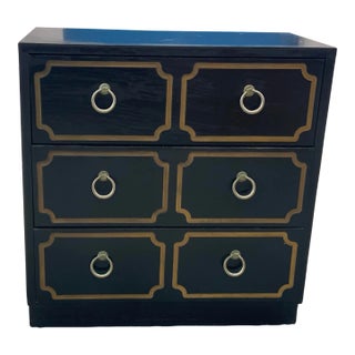 1960s Dorothy Draper Style "Espana" Dresser. - Black For Sale