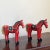 Vintage Handcrafted European Wooden Folk Art Horses — a Pair For Sale - Image 11 of 11