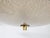 Metal Mid-Century Three-Light Ceiling Lamp in Textured Glass, 1950s For Sale - Image 7 of 16