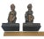 Mid 20th Century Cast Metal With Bronze Tone Bookends With Thinking Boy Sitting on Stack of Books Design - a Pair For Sale - Image 9 of 12
