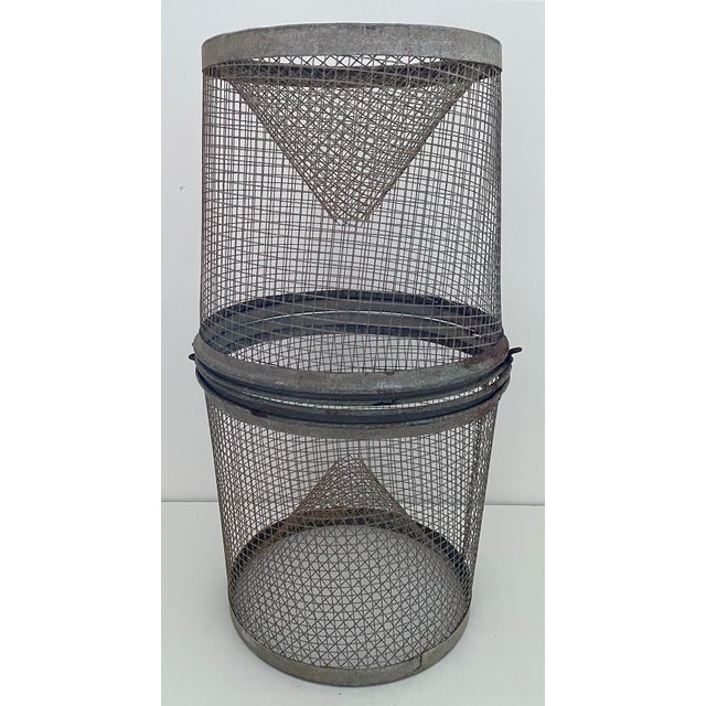 1960s Vintage Fish Trap Baskets a Pair Chairish